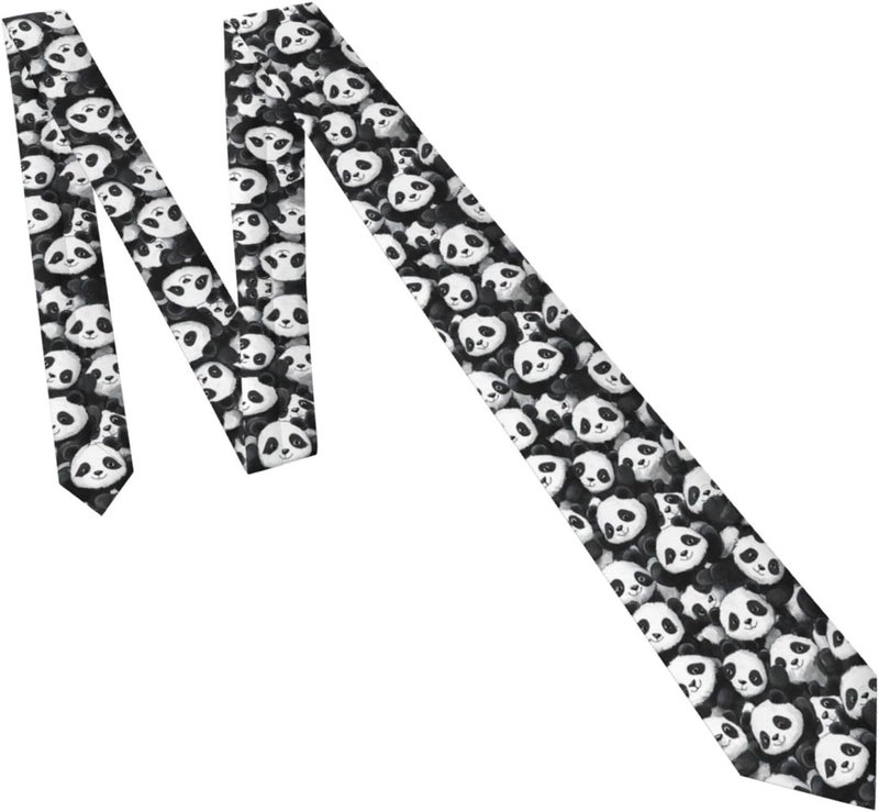 Yilad Tie for Men and Boy Novelty Fun Full Print Men's Necktie Skinny Fashion Narrow Wide - Image 3